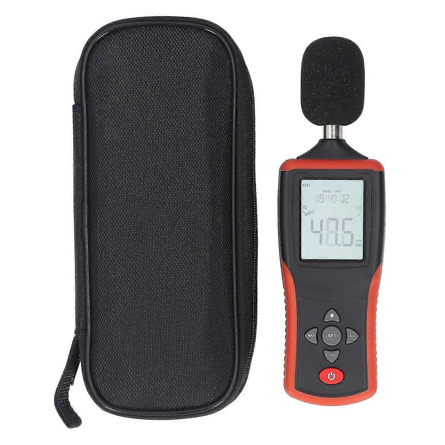 Decibel Meter with AC Weighing Backlit LCD Screen Sound Level Meter Portable SPL Tester for Home Factory 30130dB