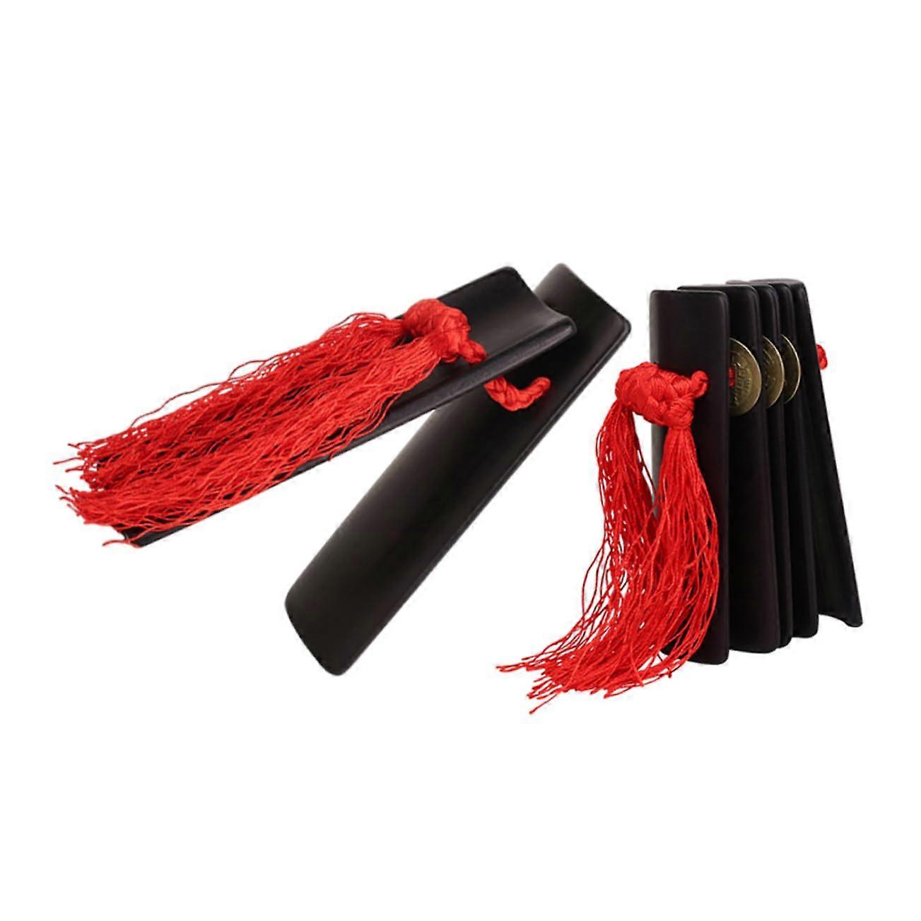 1 pair of Kuaiban for Chinese Percussion, Large and Small for Beginners, Safe and Portable