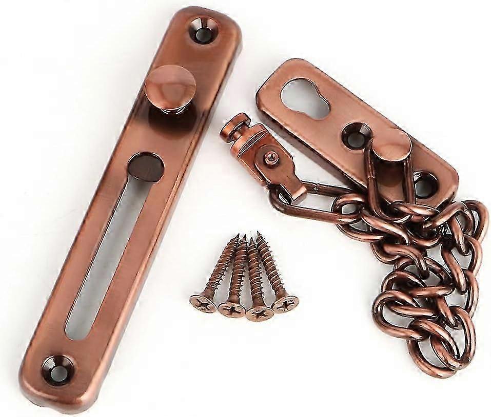 Honggu Anti-Theft Chain Lock for Doors Spring Loaded Security
