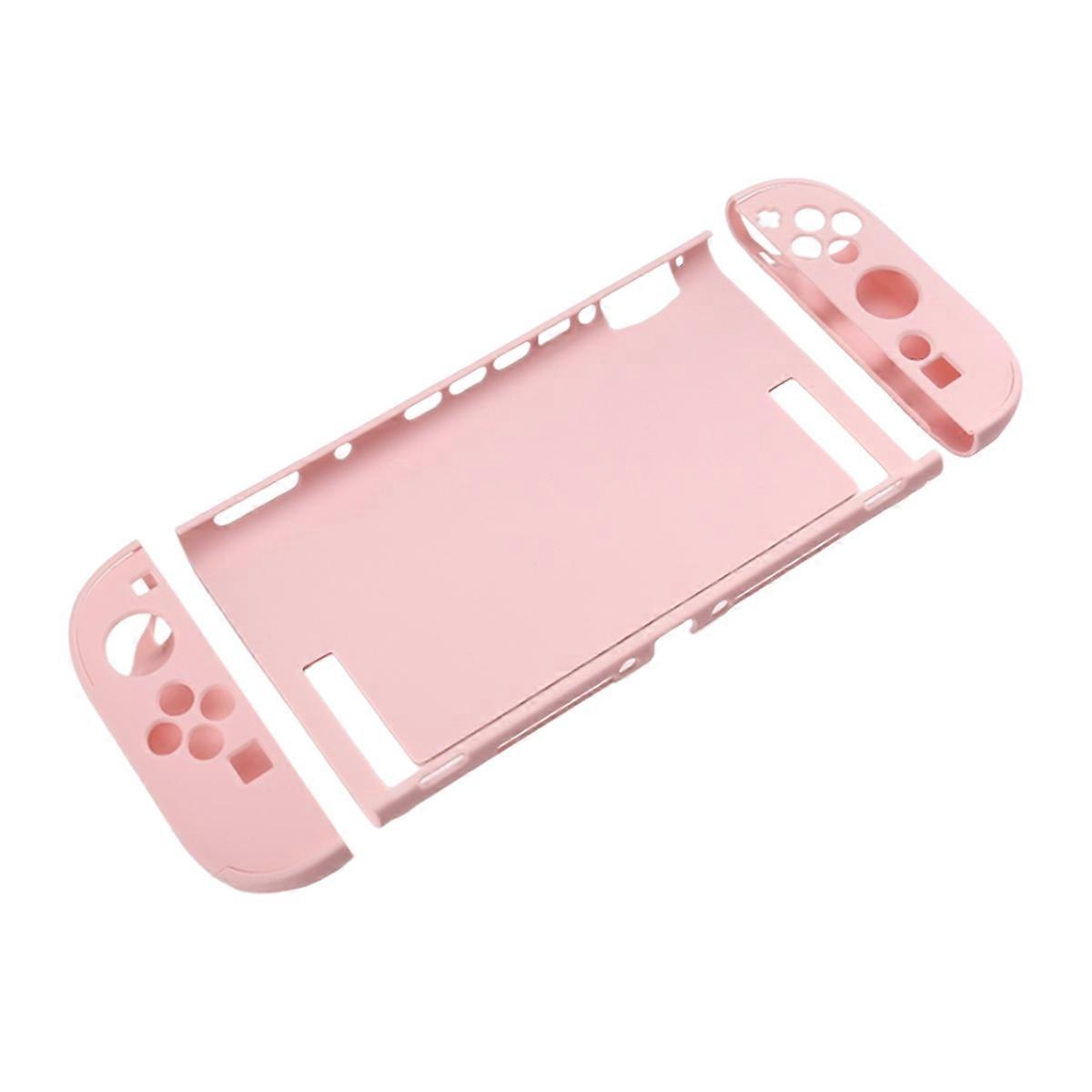 For Switch2 Protective Case Put in Dock Split Pink