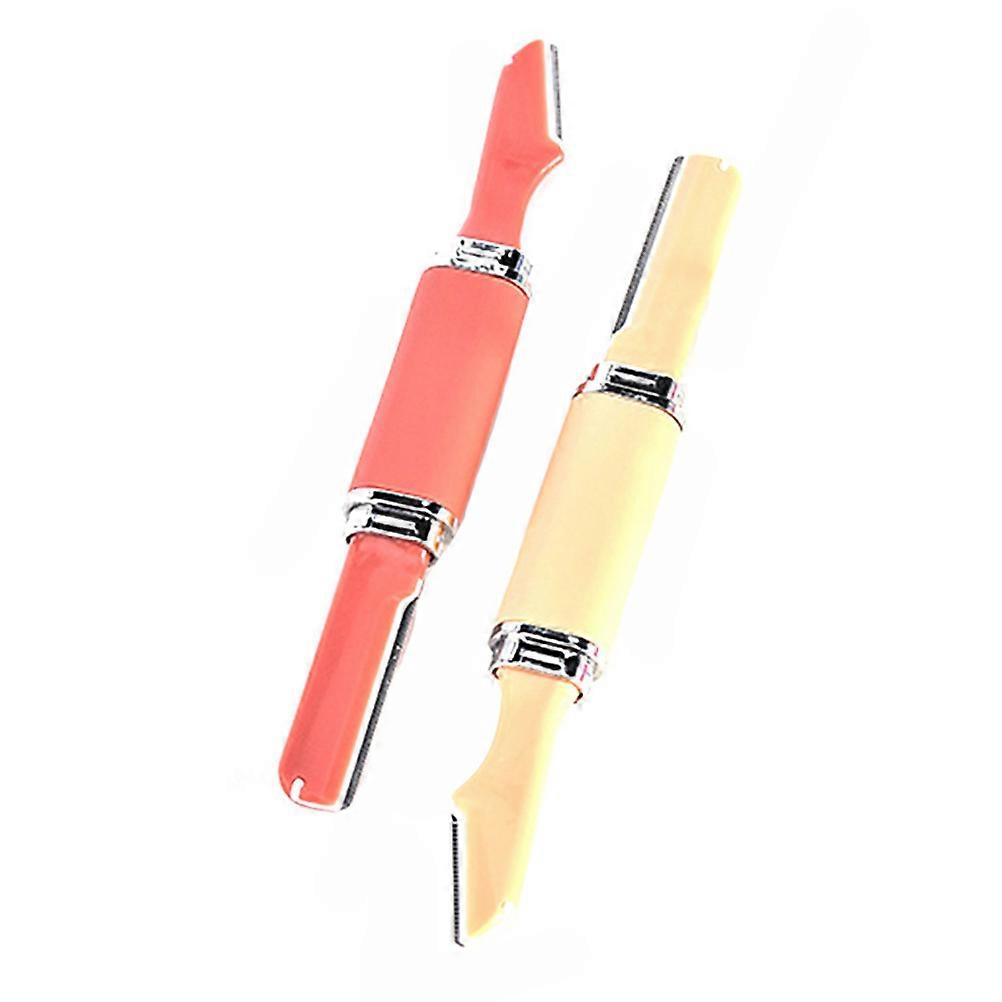 Women Facial Remover Eyebrow For Home Use Yellow Small 2Sets