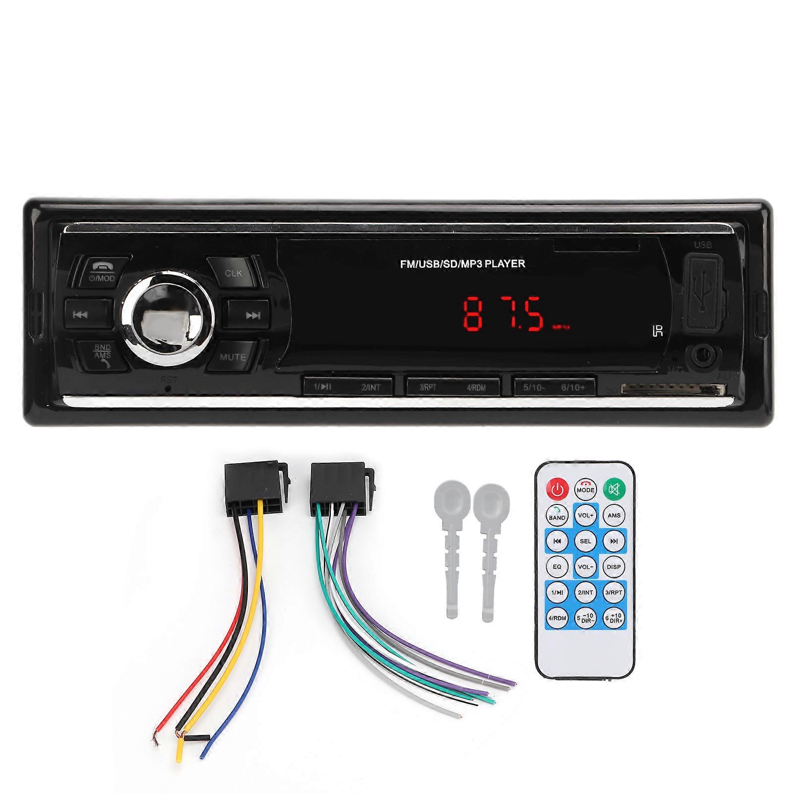 Bluetooth-autostereo ja USB AUX FM -radio yleisautoihin