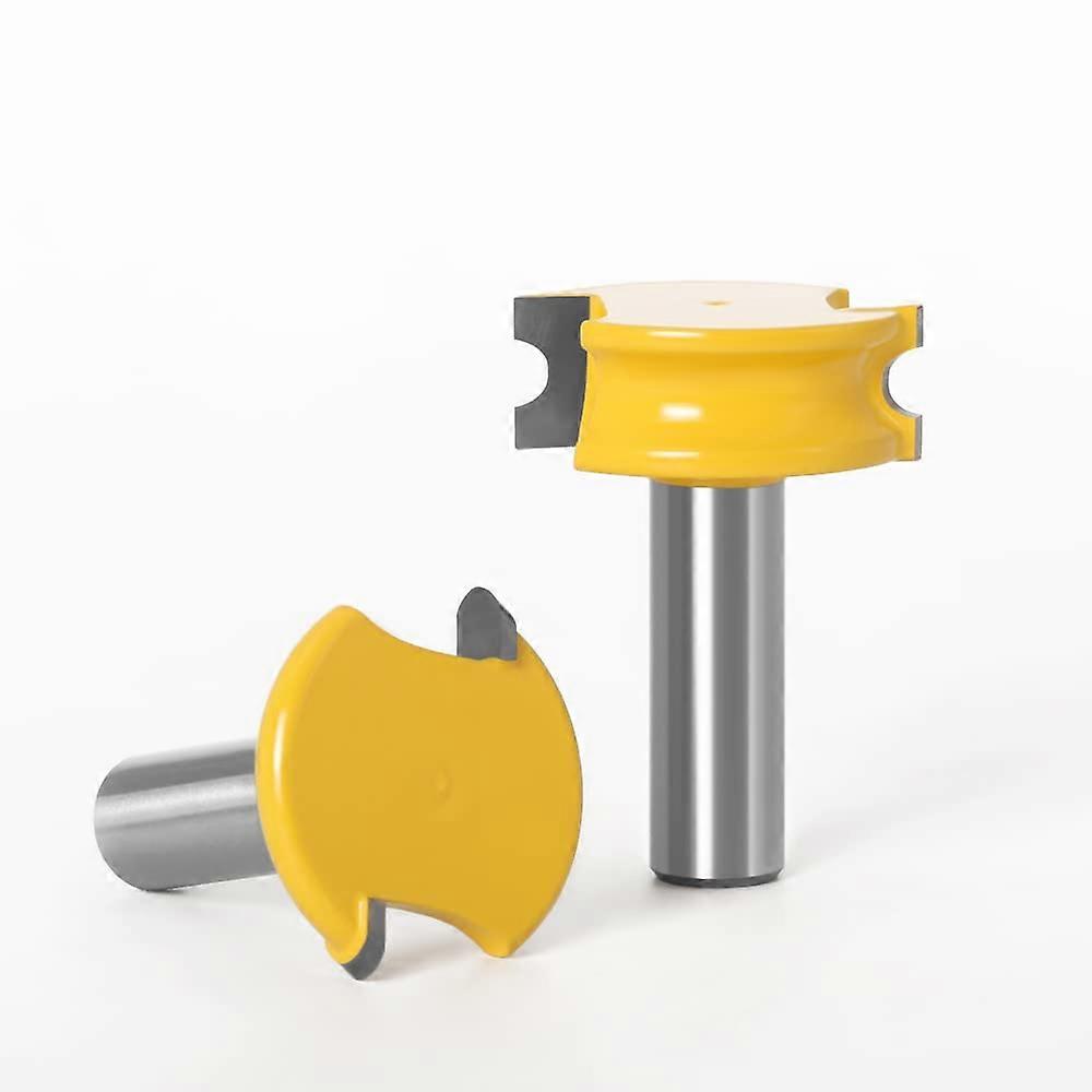 Router Bit Set, Two Pieces, Canoe Flute and Bead Cutter, 6.35mm Shank (1/4 Inch), Woodworking Bit