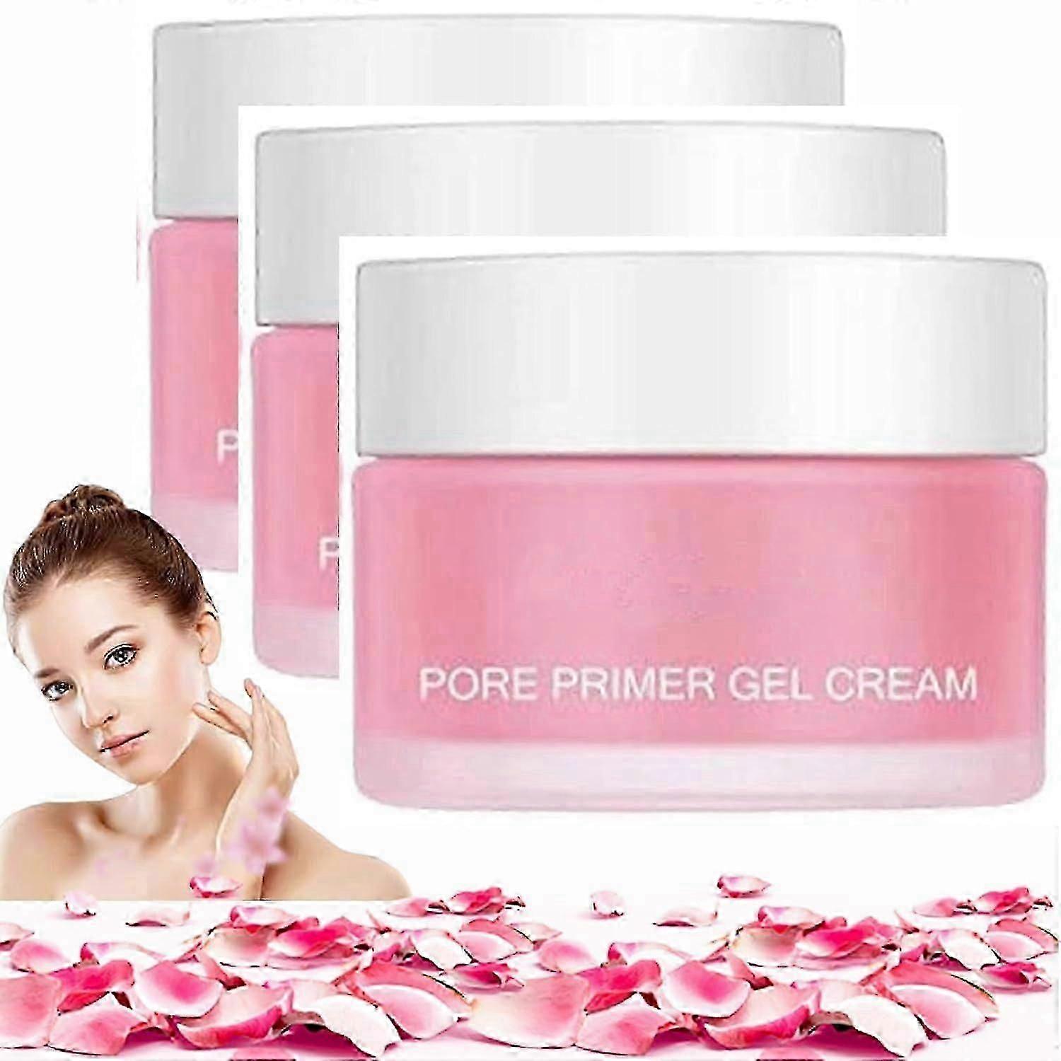 Pore Primer Gel Cream,Pore Primer Gel,Make-Up Basis Gel Cream,Invisible Pore Face Primer For All Skin