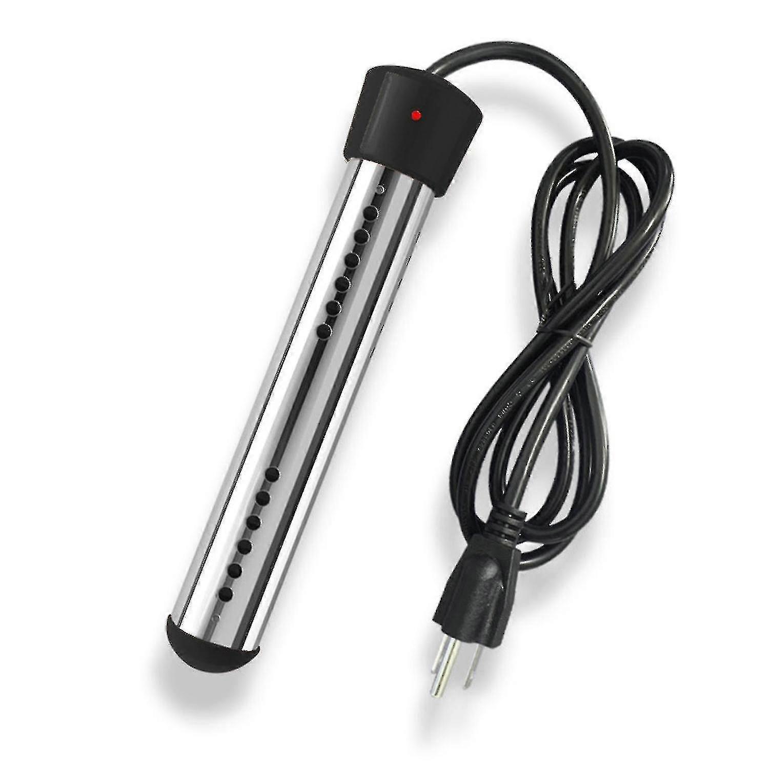 1500W Portable Electric Immersion Heater - Instant Hot Water Submersible Heater for Pool & Bucket Use