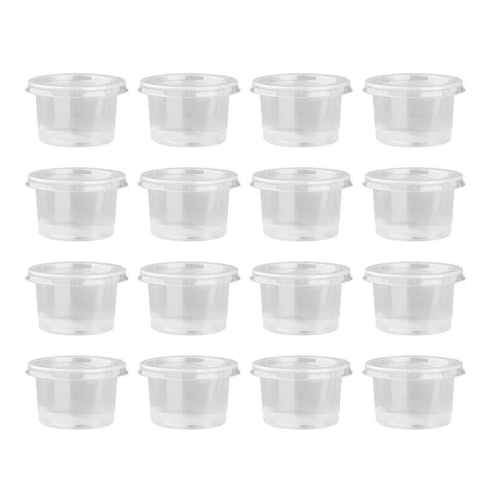 Small Dessert Portion with Lids for Sauces for Jelly Service 140ml 50Pcs