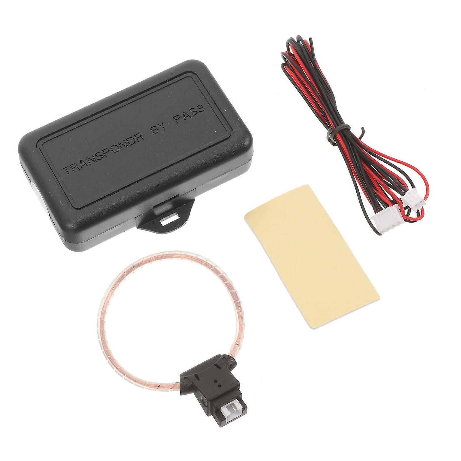 Auto Engine Start Stop Module with Induction Coil Immobilizer Bypass Chip for Car Remote Key Release ABS Push Button Ignition System Vehicle Security