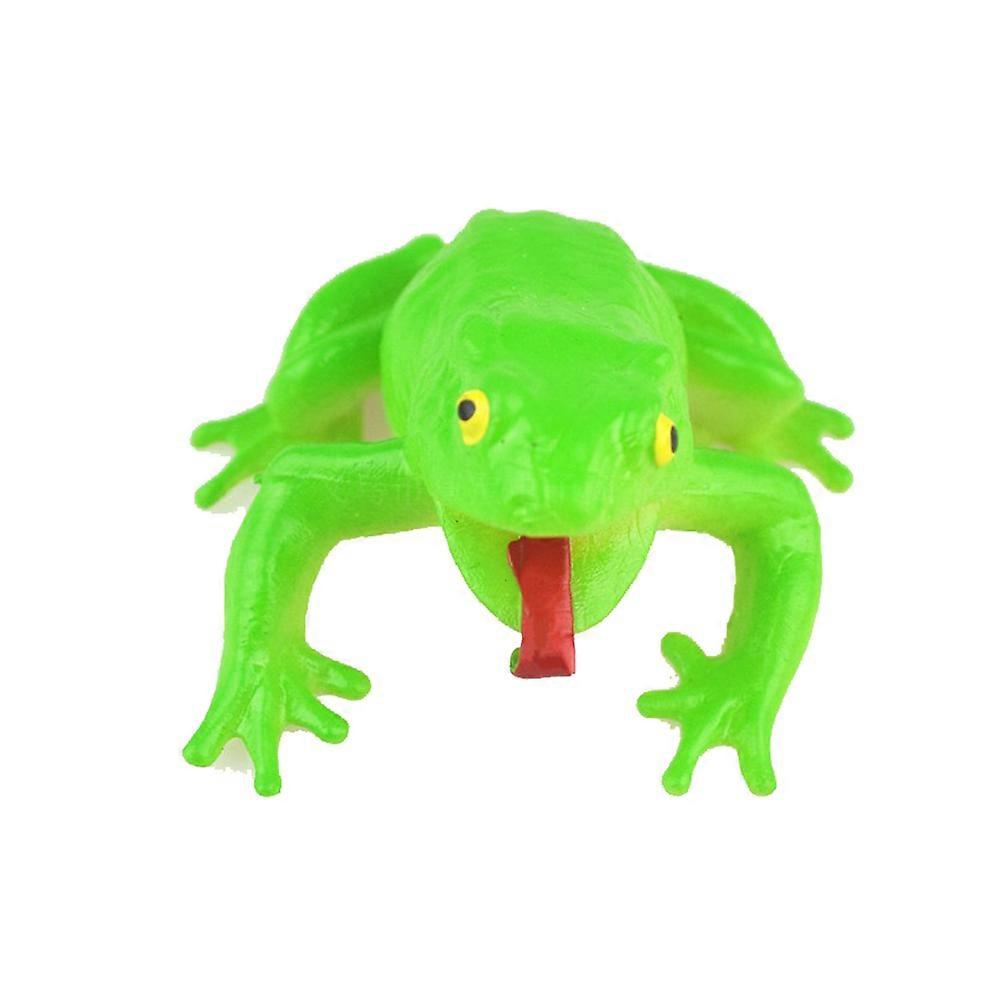 Little Plastic Frogs Mischief Pranks April Fool's Day 6x7cm And 7x6cm 8Pack