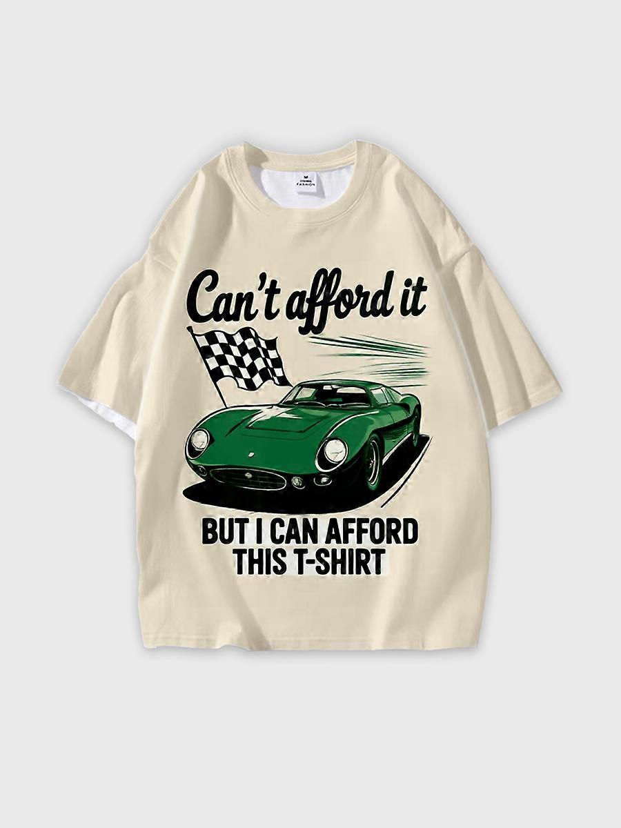 T-shirt round neck Pattern loose short sleeve N242