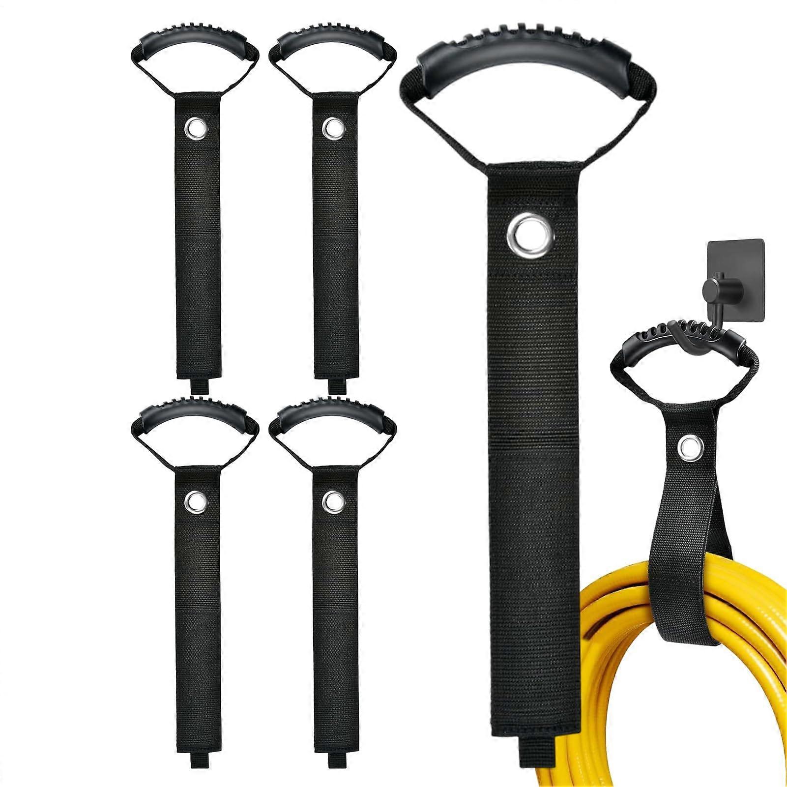 Extension Cord Storage Organizer, 5 Pack Heavy-Duty Straps, Multifunctional Cable Ties with Handle for Garage and Home Use
