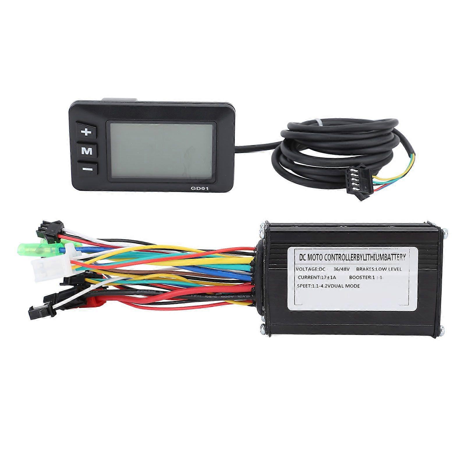 GD01 Display Panel Motor Controller Kit 250W350W Electric Bike Controller Display Panel for Electric Bicycle Scooter