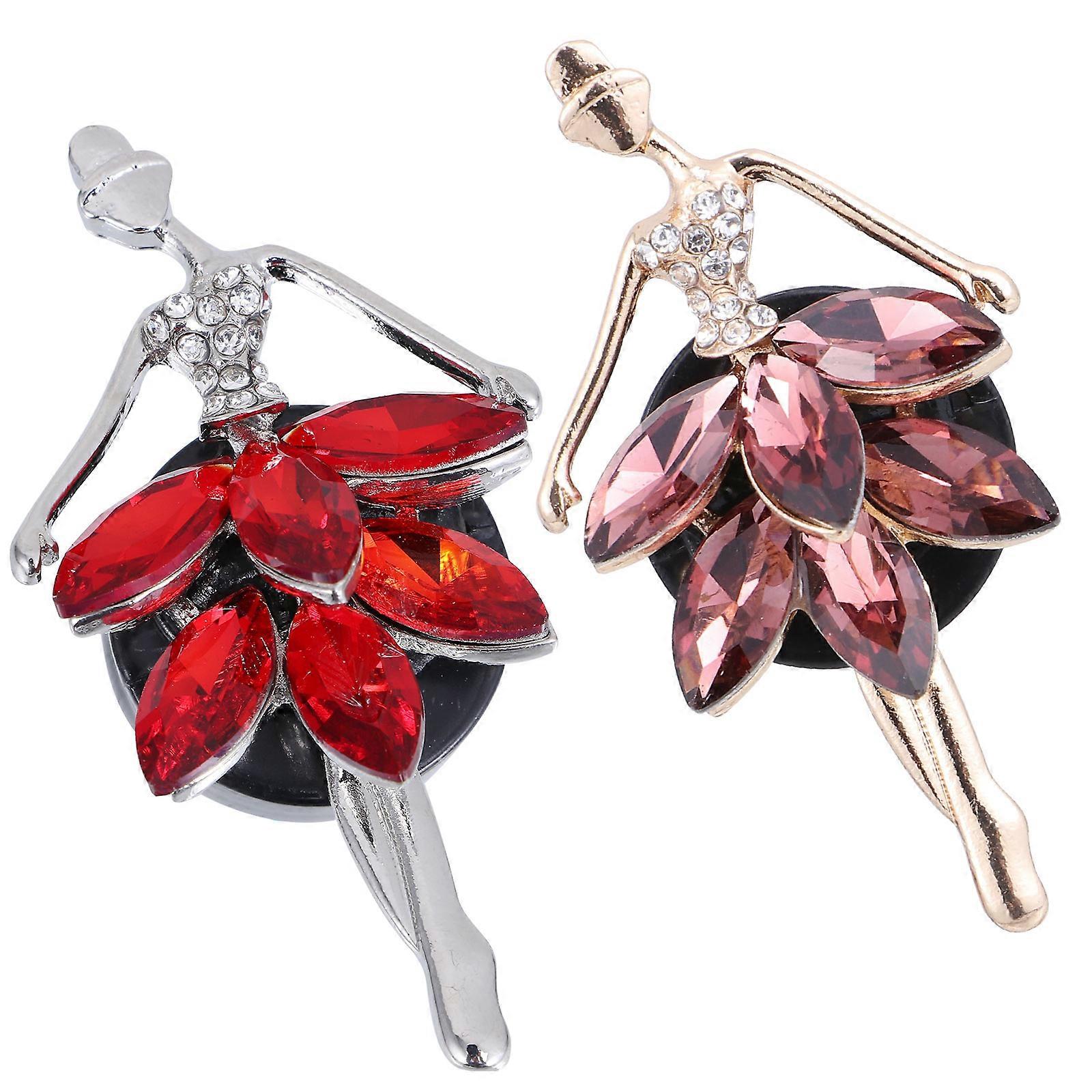 Aromatherapy Car Air Freshener For Car Owners Featuring A Fashionable Ballerina Shape In Assorted Color Two Pack