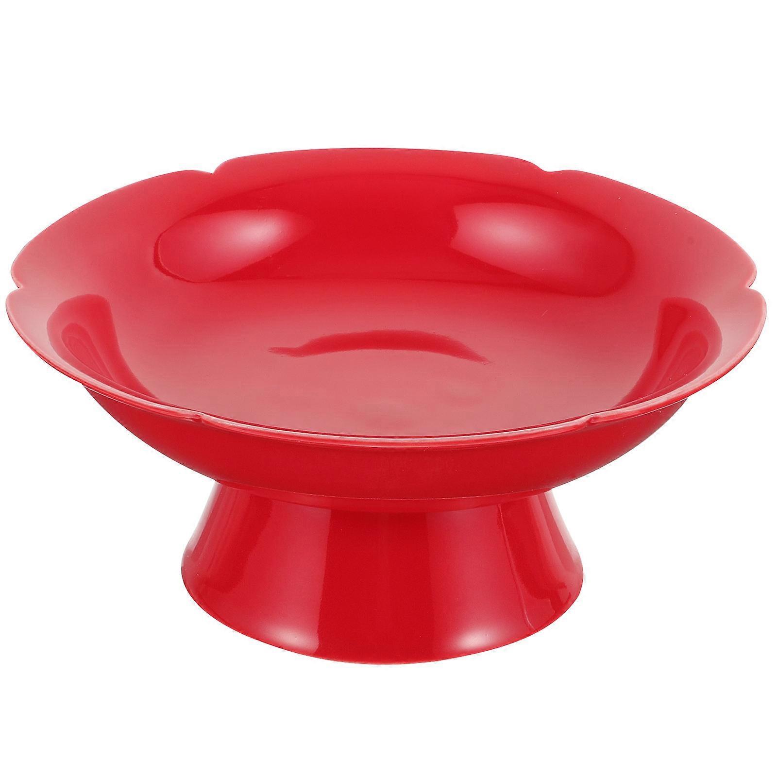 Fruit Storage Rack Pedestal Fruit Bowl Elegant Design For Restaurants 1Set