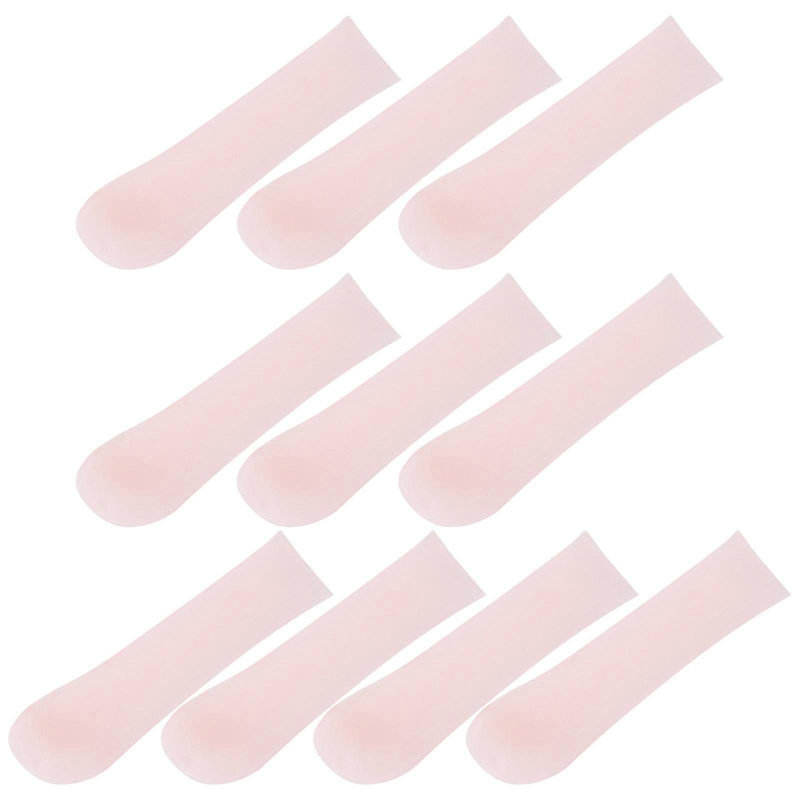 Pink Soft Silicone Ear Spoon Covers for Safe and Gentle Cleaning Compatible with Various Ear Spoons 10pcs