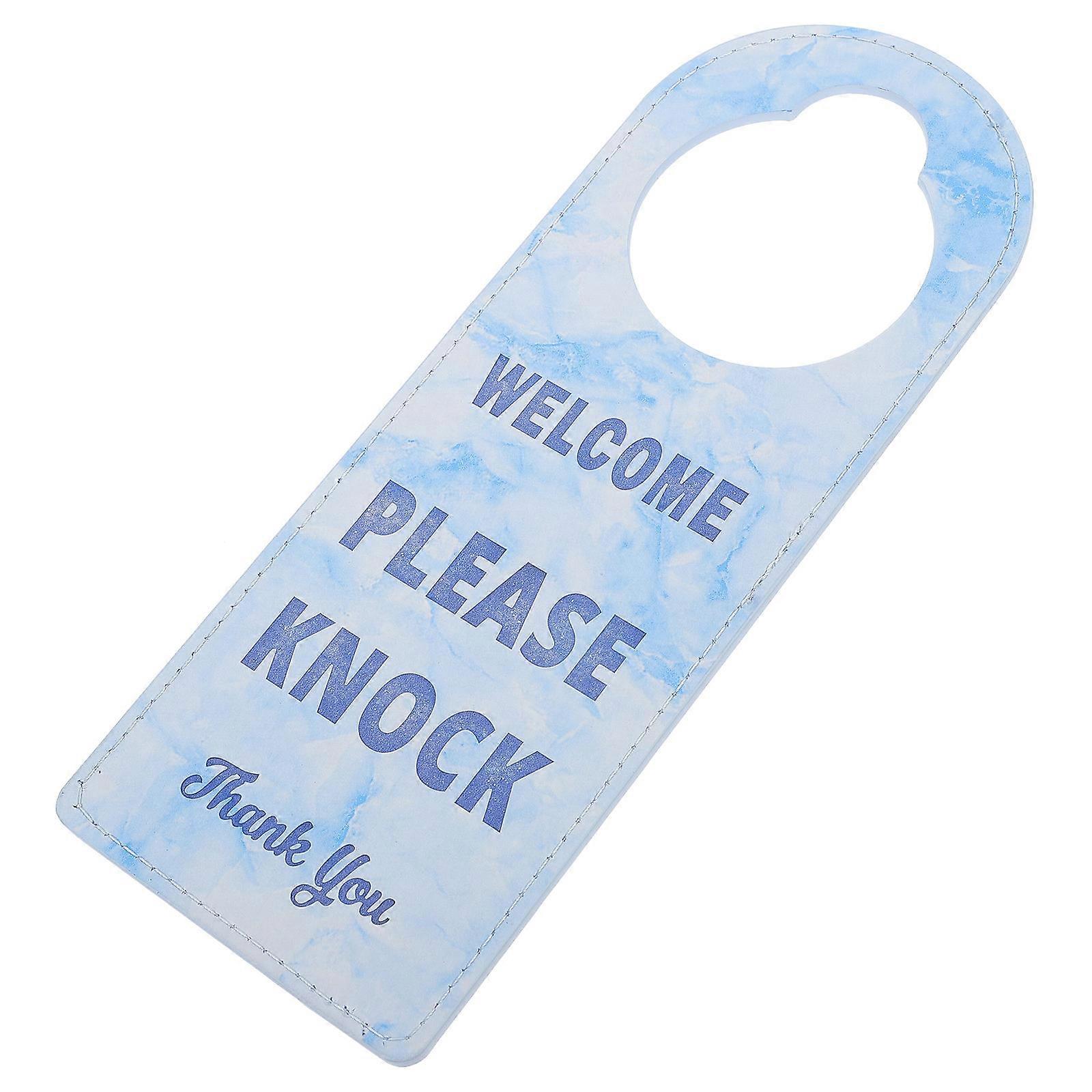 Double Sided Do Not Disturb Door Hanger Sign for Hotel Bedrooms – Modern Design, Easy to Hang, Unbreakable & Tear Resistant