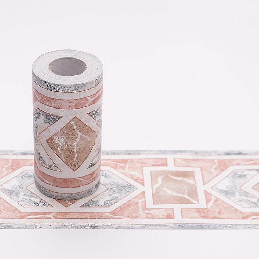 Baseboard wall waist line, decorative border for ceiling (light colored tiles) 10.6cm x 1000cm