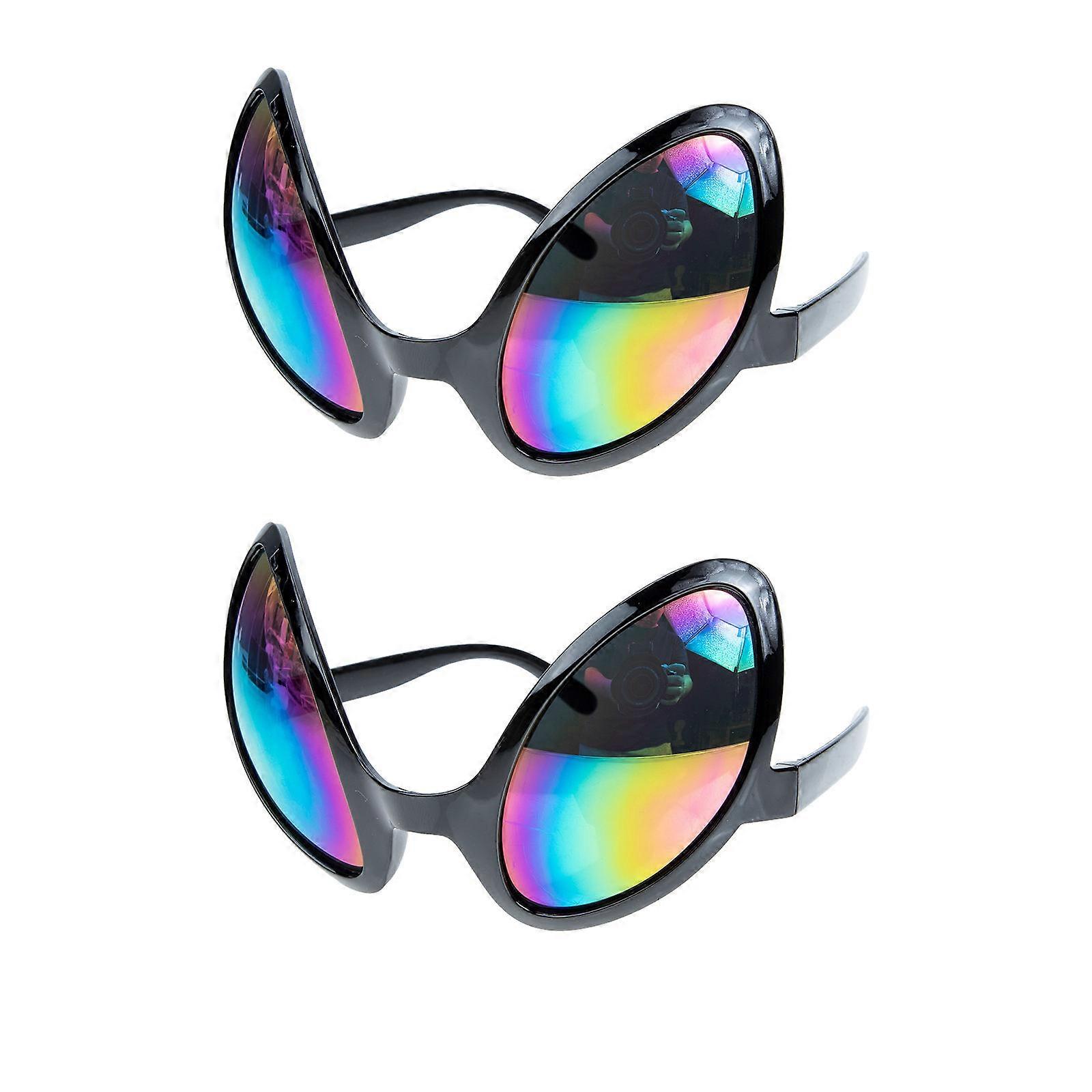 Funny Sunglasses Modeling Glasses for Decor 2Pcs Party Props