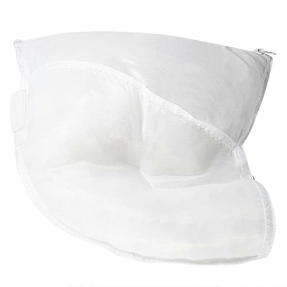 ジッパーフィルターバッグスイミングプール用品ホワイト31x22cmフィルター1パック