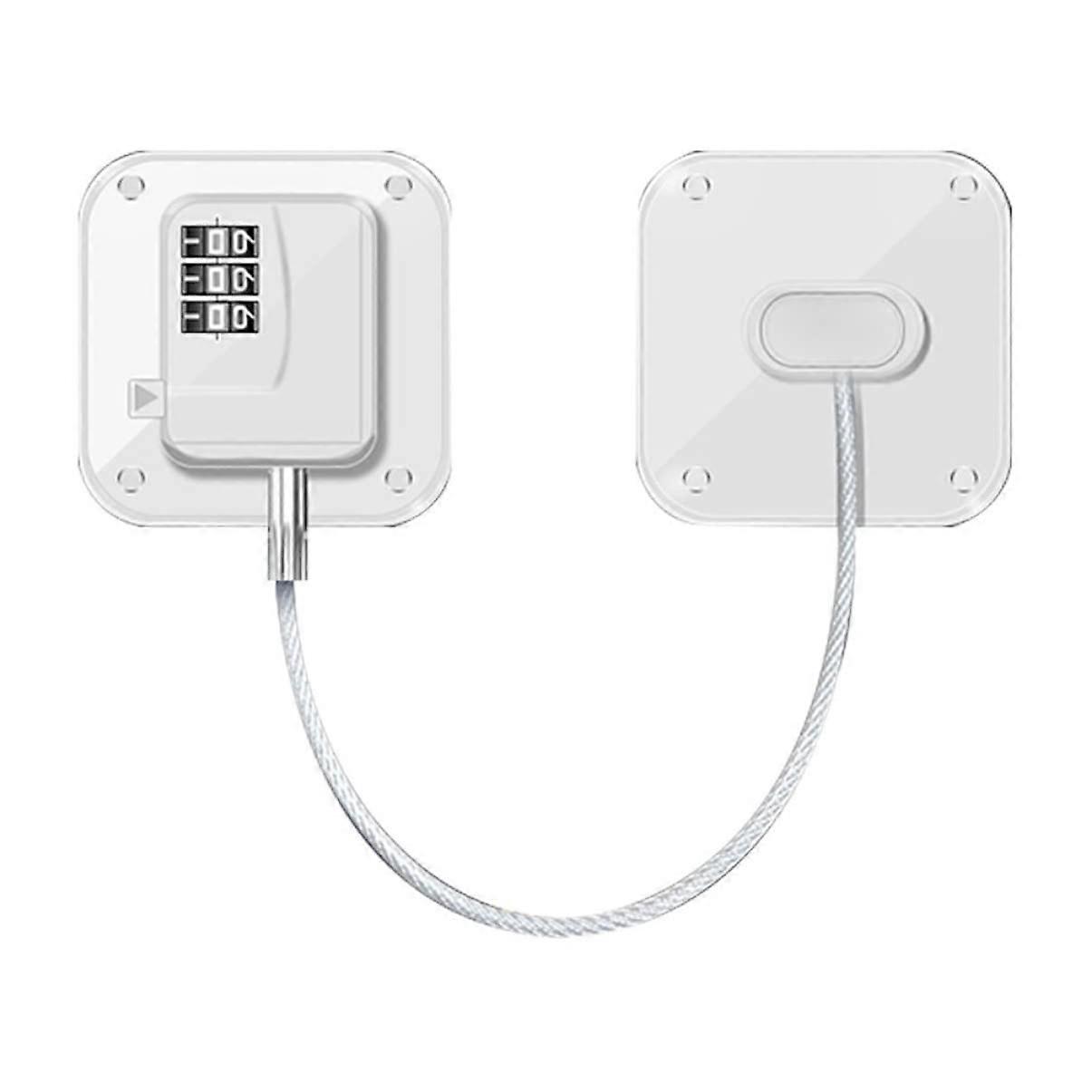 Filing Cabinet Model Multifunction Safe With Combination Lock, Coded Door, Square Design, Adhesive Window Security