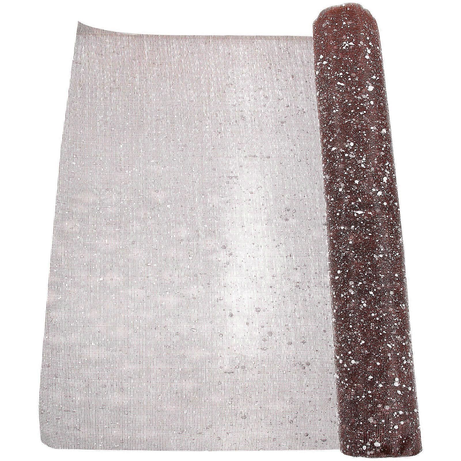 Floral Tape Roll Flower Bouquet Wrap For DIY Crafts 50x10cm Coffee Suitable For Celebrations 1 Roll