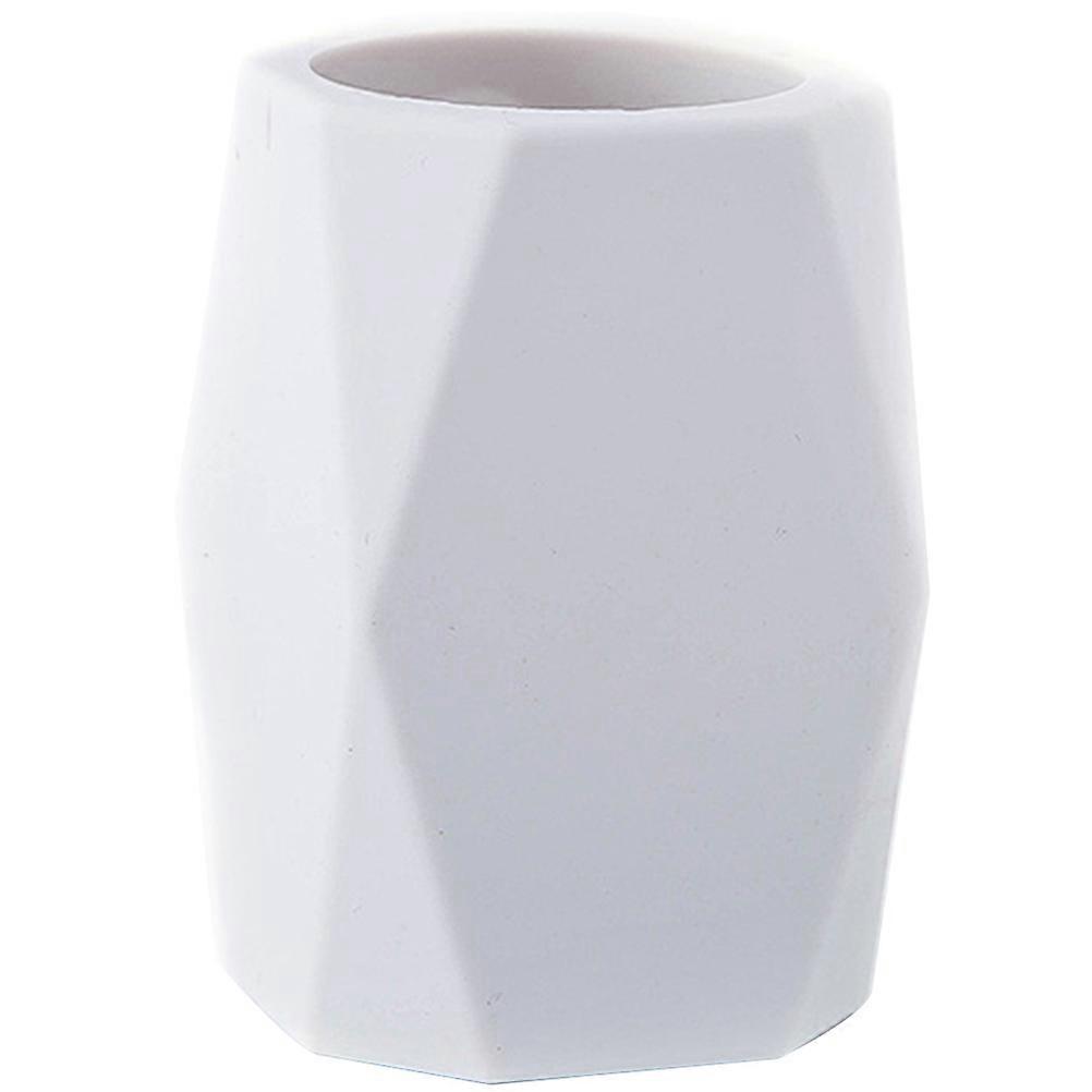 White Silicone Pencil Cup MultiPurpose Desk Organizer Storage Accessory for Office and Home