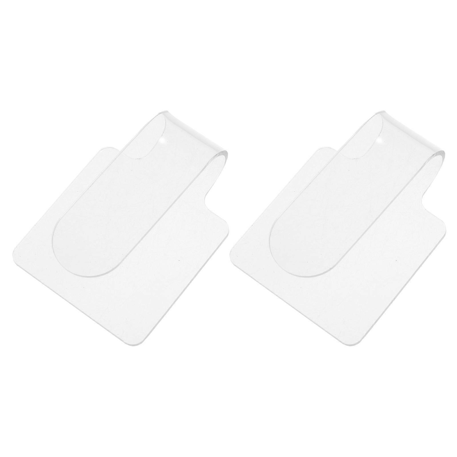 Ergonomic Hand Palette Color Mixing Plates For Makeup Application 8X6cm 2Pcs