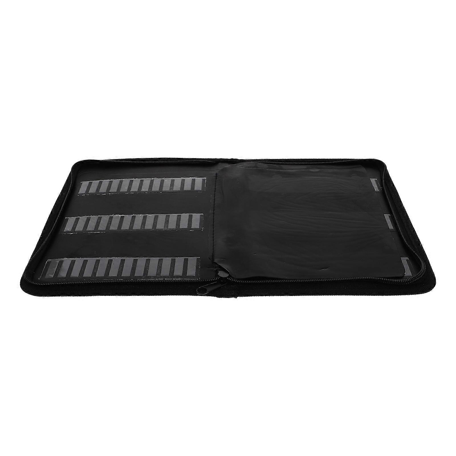 Nail Drill Bit Storage Bag Organizer for Manicure Polishing Heads, Portable Grinding Head Case for Home Use