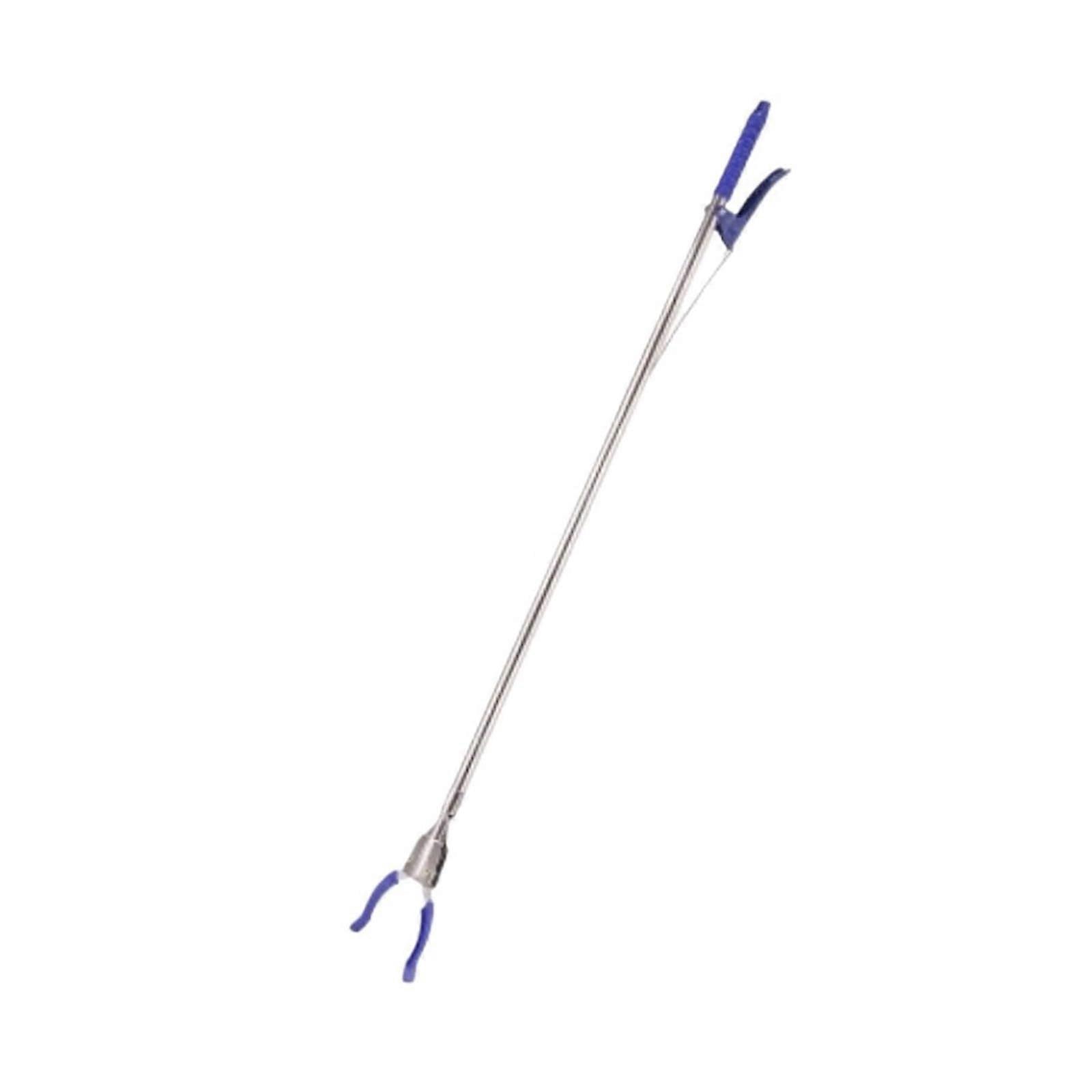 Heavy Duty Grabber Garbage Grabber Reacher Tool Wide Jaw Reacher Pickup Tool NonSlip Wide Claw Garbage Tongs for Garden 92cm Blue