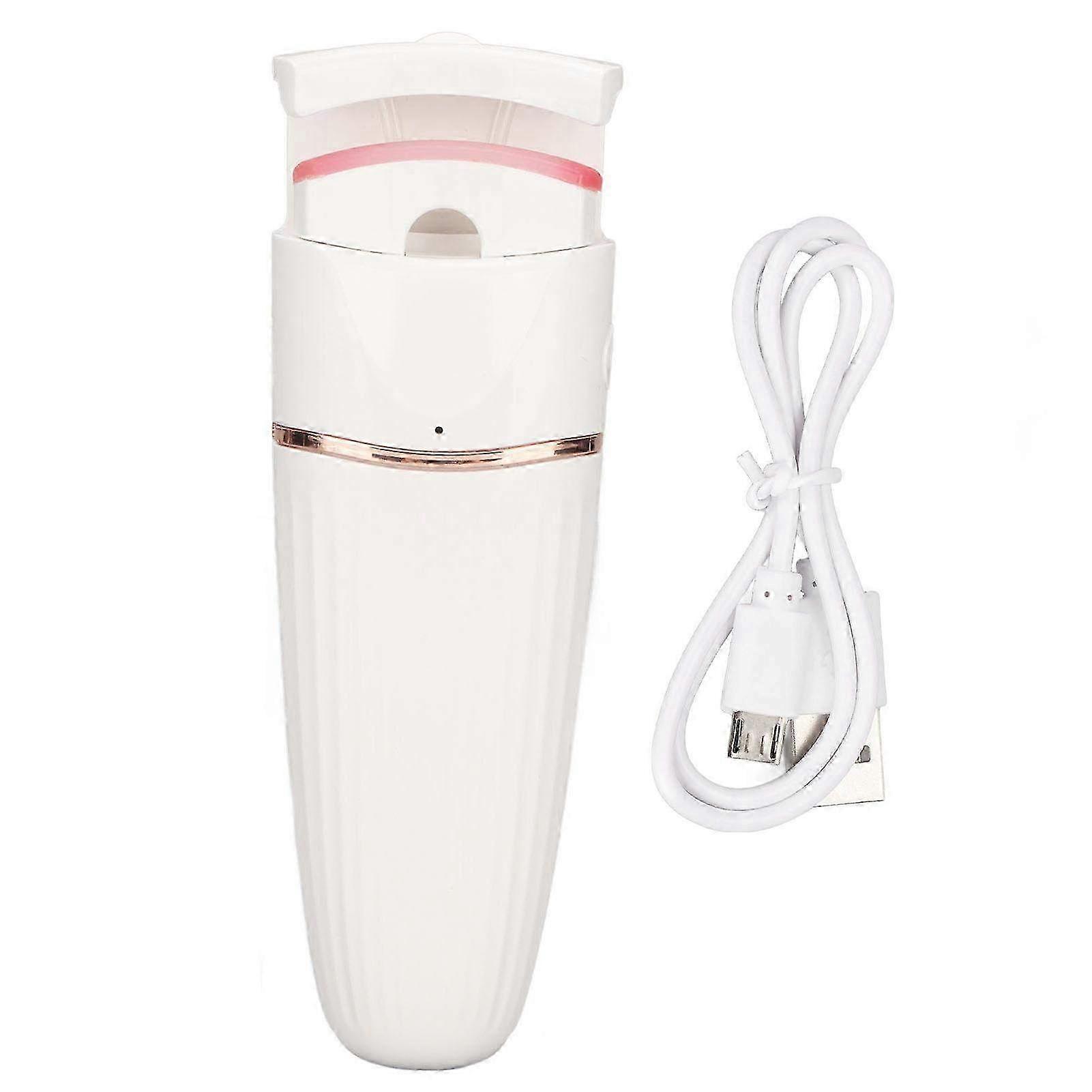 USB Charging Electric Heated Eyelash Curler �C Fast Heating, Long Lasting Curl for Portable Beauty Touch Ups on the Go