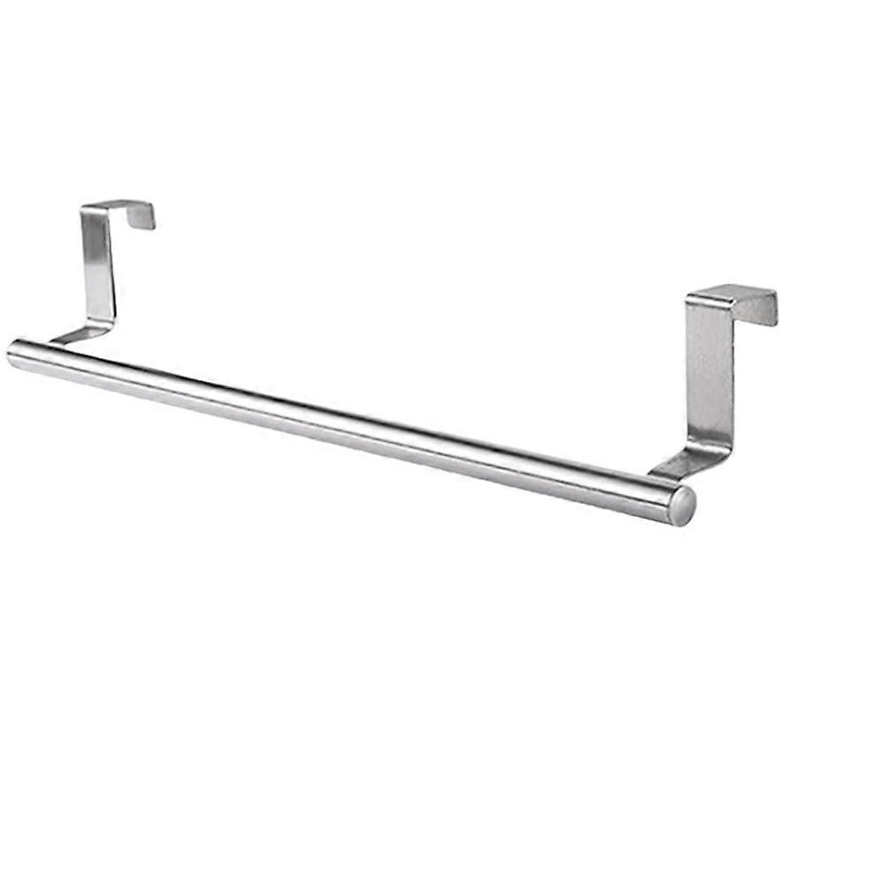 Towel Rack In 3 Sizes No Drilling For Kitchen Cabinet Or Door Wall Hanging Organizer With Hooks 1 Pc Long Rack