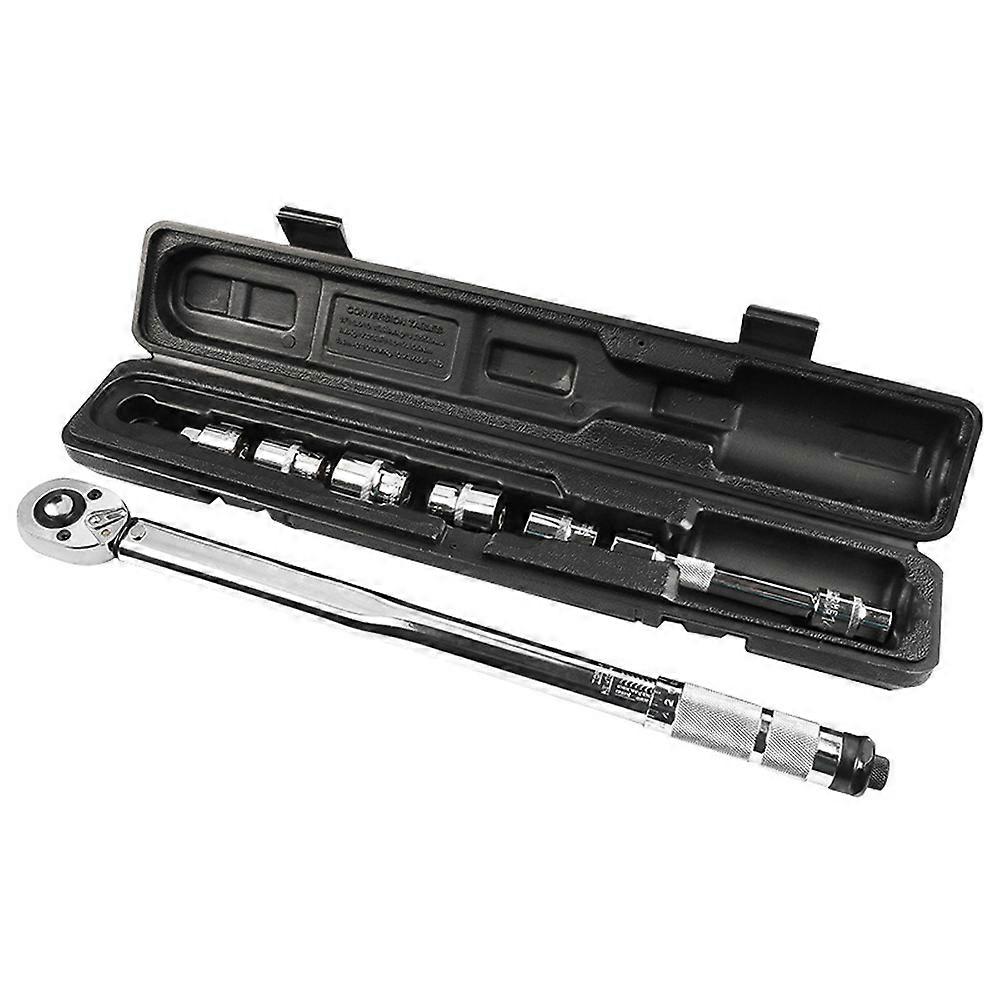 Ensemble de clés dynamométriques réglables cydt 1/2 pouce 3/8 pouce kit de clé d’entraînement 28-210n. M outil à main vélo moto voiture réparation accessoire