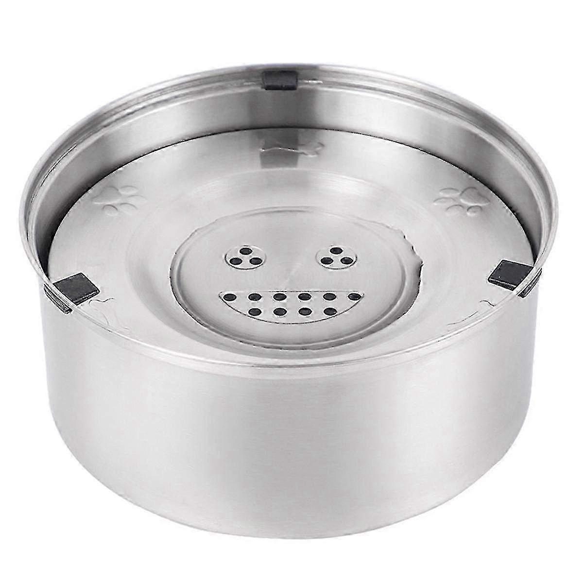 Non-Spill and Splash Pet Drinking Fountain with Anti-Slip Base for Dogs and Cats
