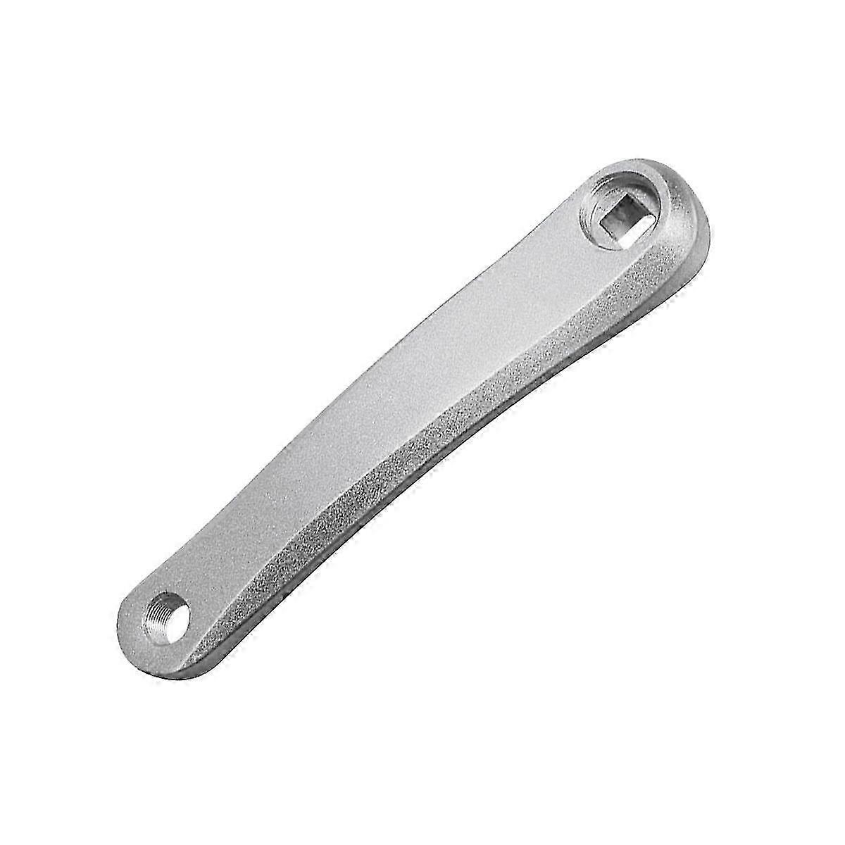 170mm Vevarm Mountainbike Vänster Sida Vev Fyrkantigt Hål Vevparti Handtag Del Ersättning Silver