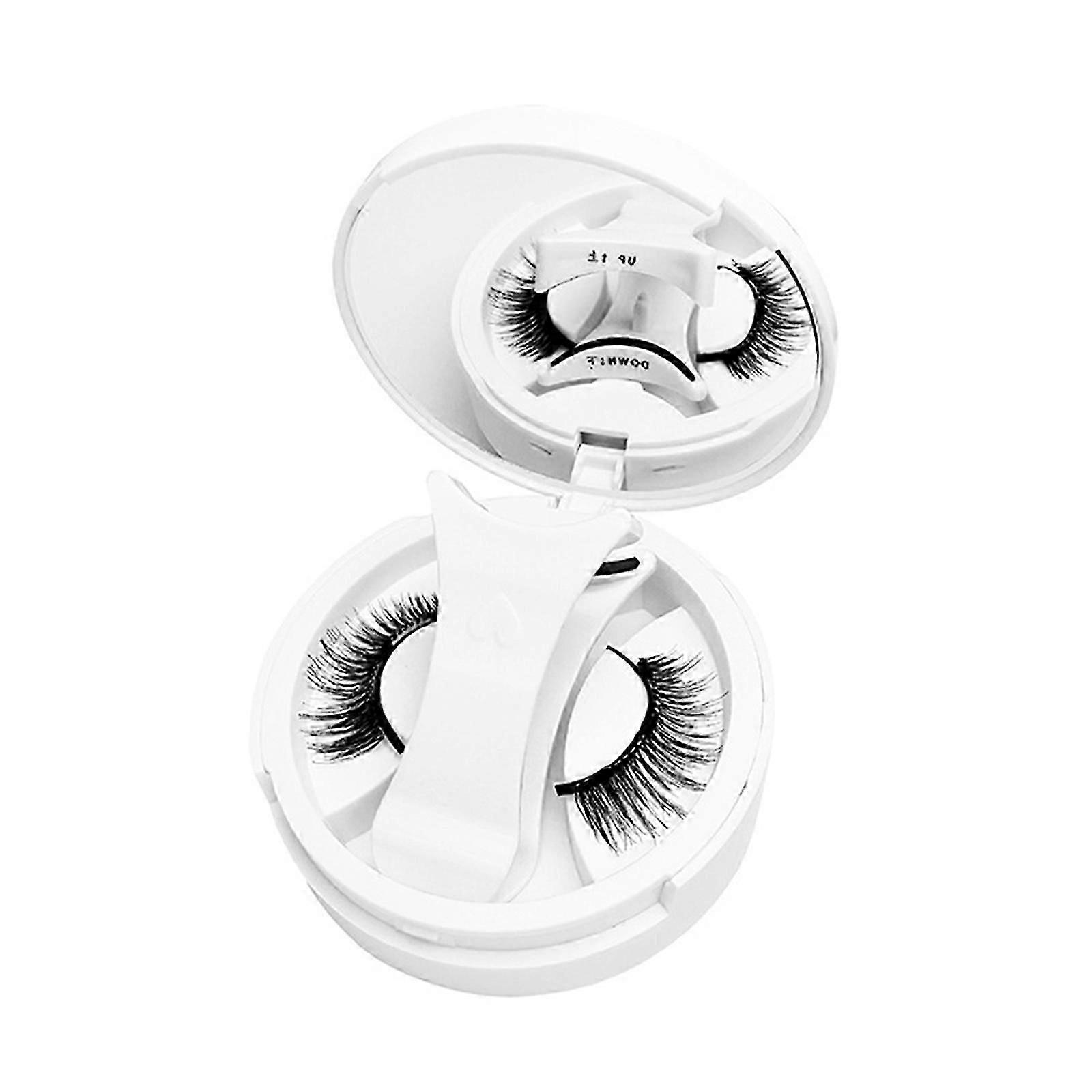 Eye Lashes Magnetic Eyelash Kit No Glue Need Eyelashes with Applicator Natural Soft Thick Glue-free False Eyelashes