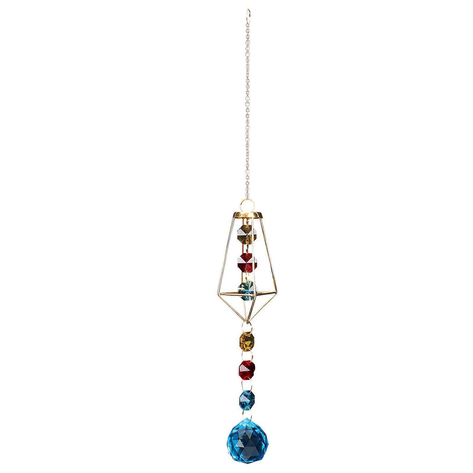 Crystal Hanging Pendant for Decor Assorted Color Iron Material Adds Elegance to Your Space