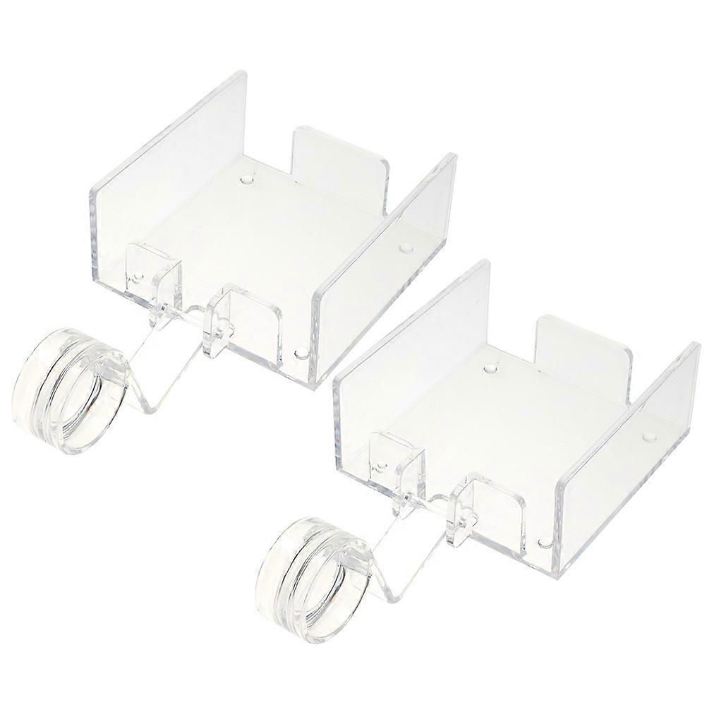 Transparent Acrylic Tissue Holder with Weighted Arm for Secure Napkin Dispensing Perfect for Home and Restaurant Use 1 Piece