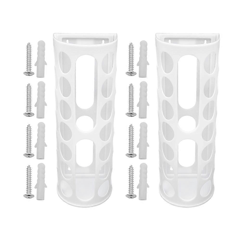 Vinyl Roll Rack Wall Mount for Storage 2Pcs Plastic Vinyl Holder Organizer