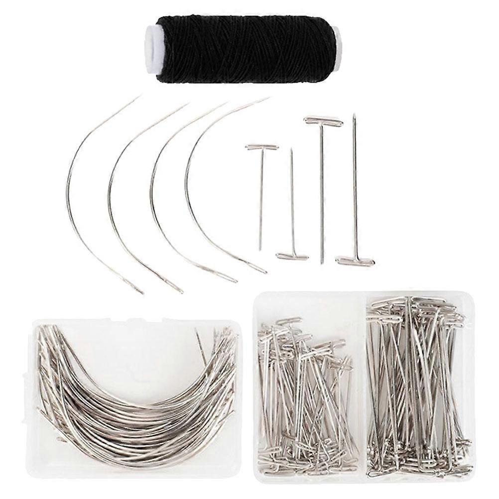 Blocking Pin For Wigs 61Pcs Stable Wig Shape Professional Blocking Silver Easy To Use And Store Craft Projects