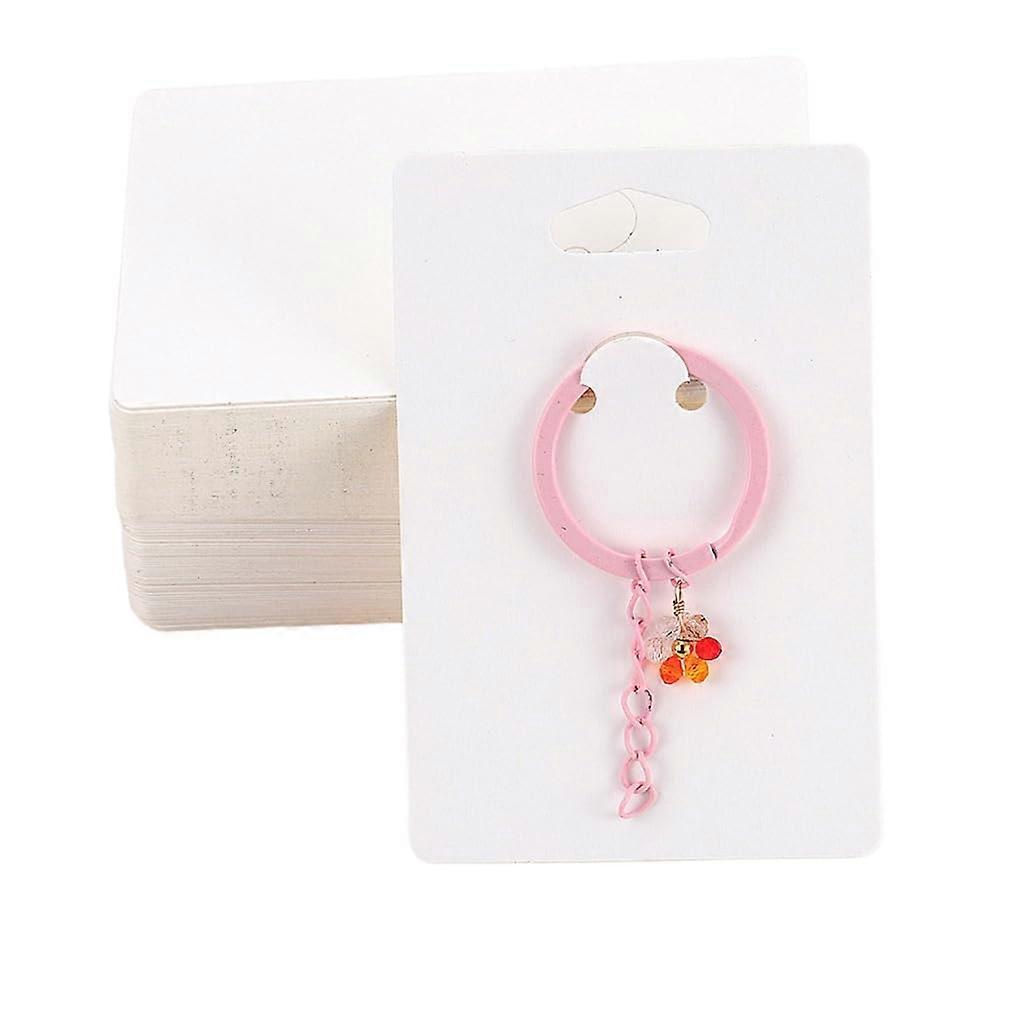 50 pieces keychain display cards, keychain, card, for keychain, jewelry display packaging for , retail, keychain, display cards for