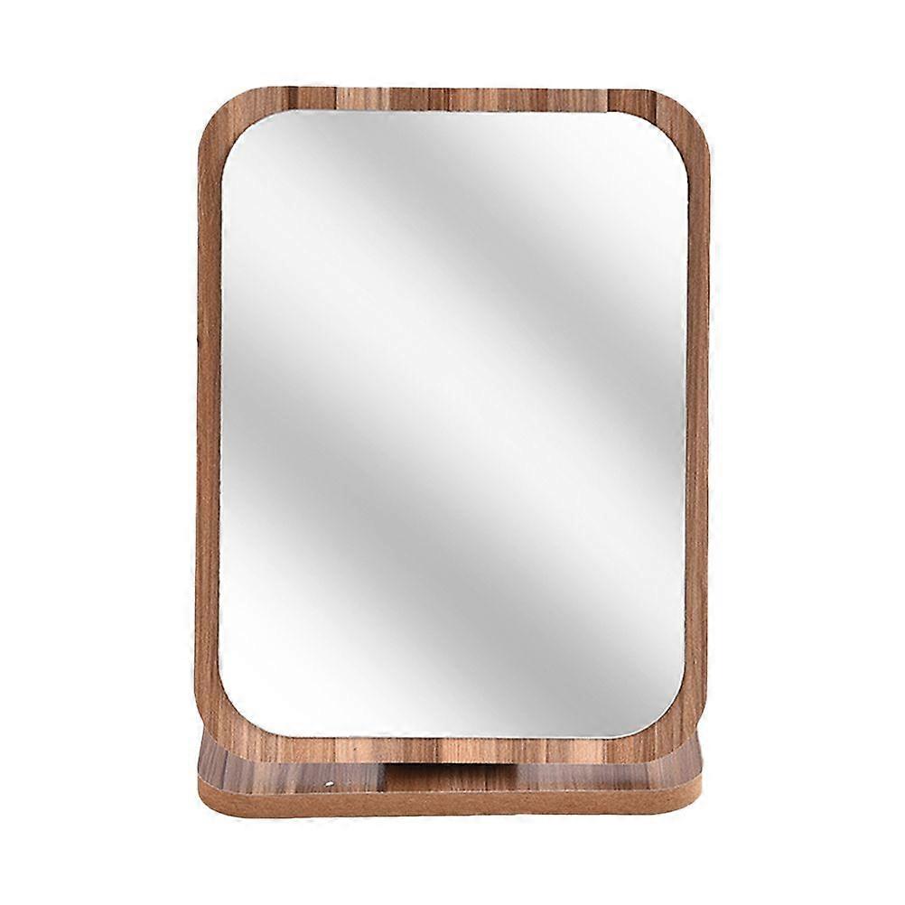 Desktop Rotatable Folding Mirror Creative Simple Tabletop Mirror Bedroom Mirror