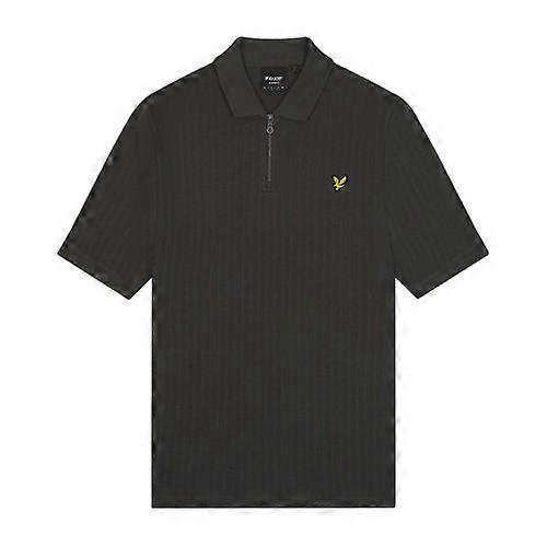 Lyle & Scott Mens Textured Polo Shirt