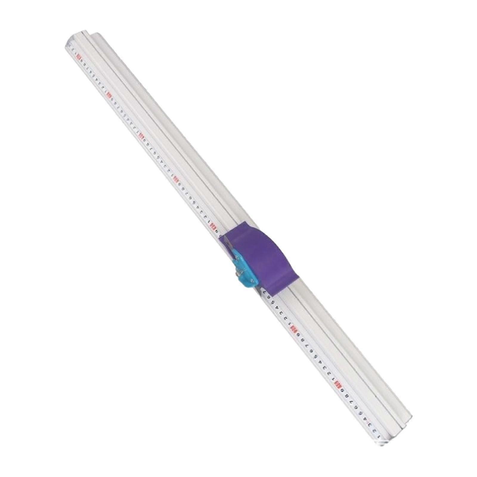 Manual Cutting Ruler, Aluminium Cutting Positioning Rail Ruler, Woodworking Tool, Photo PVC Pet Cutter with Ruler, 130 cm