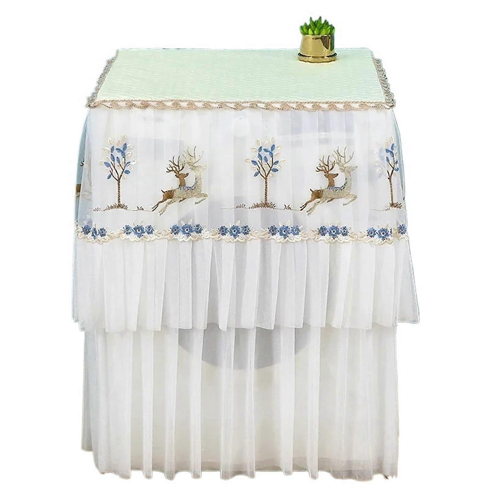 Trommelwaschmaschinenabdeckung Universal Top Sun Protection Cover For Front-Loading Washer And Dryer Style2 60x60x85 Cm