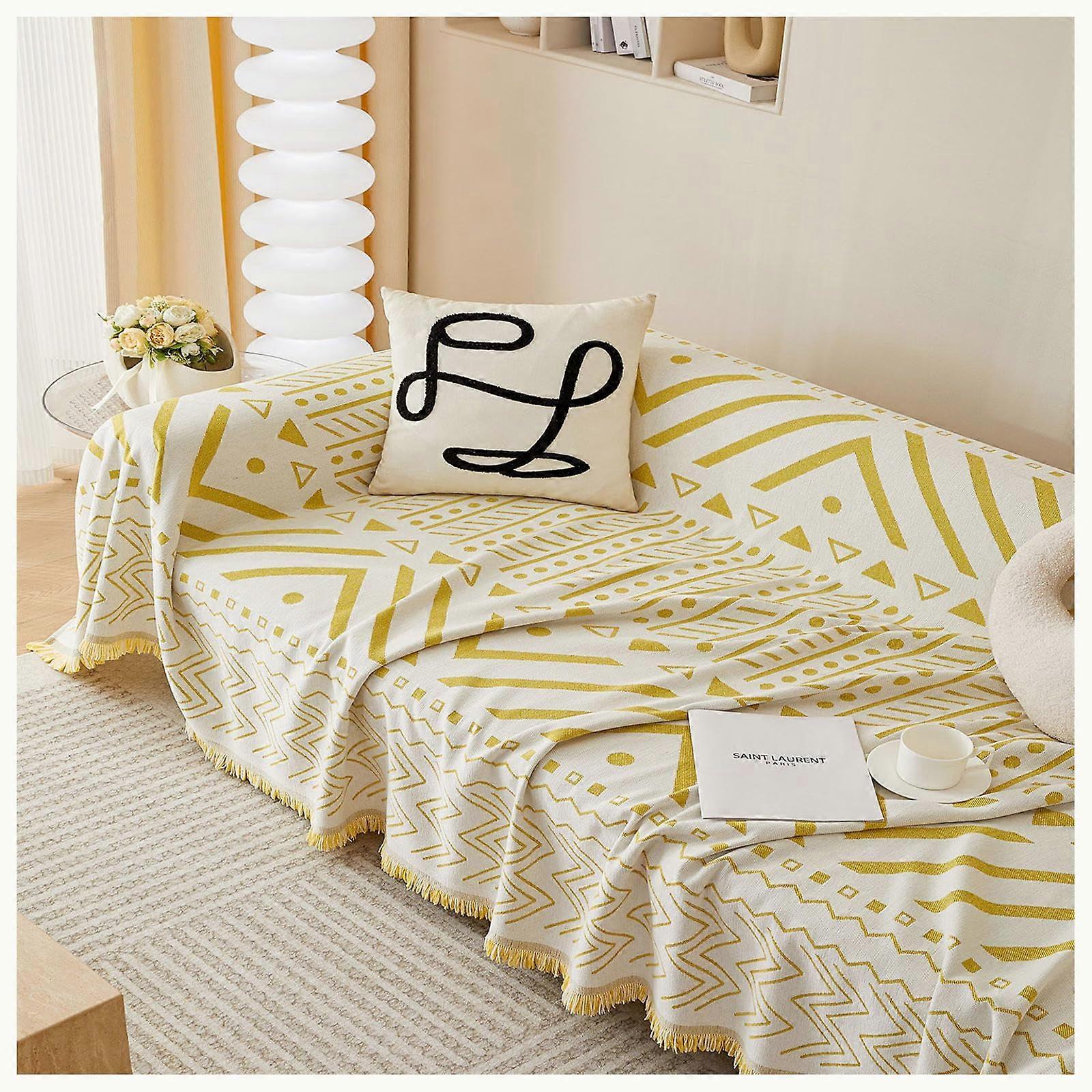 Couch Covers, Wear-Resistant 2 Seater and 4 Seater Sofa Cover for Pets, Style 3, 71 x 71 Inches, Multi-Use Protector