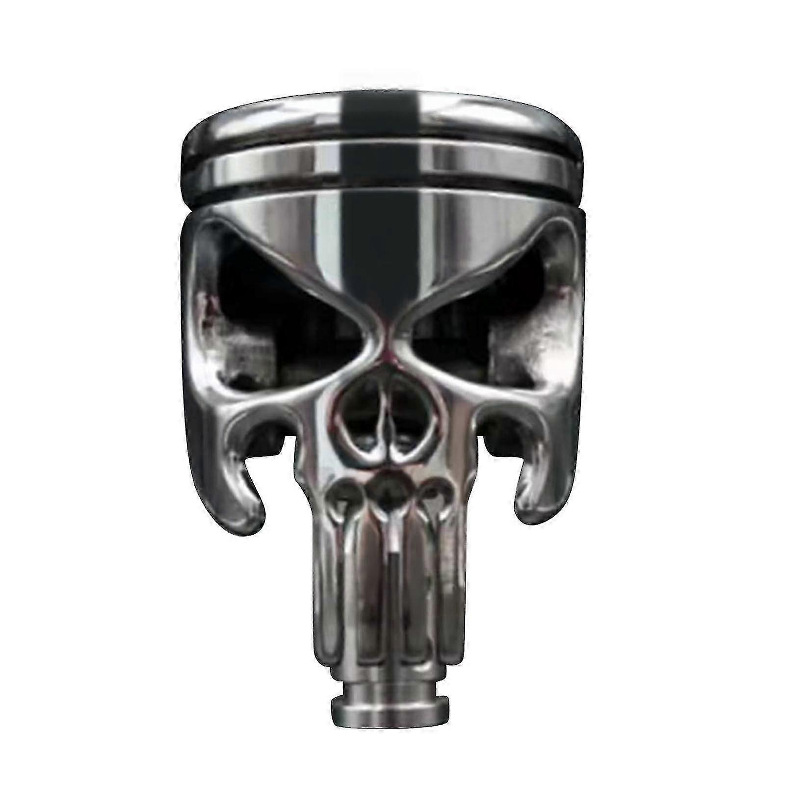 Universal Alloy Chrome Punisher Skull Car Manual Shift Knob Stick Gear Shifter,50% Offer