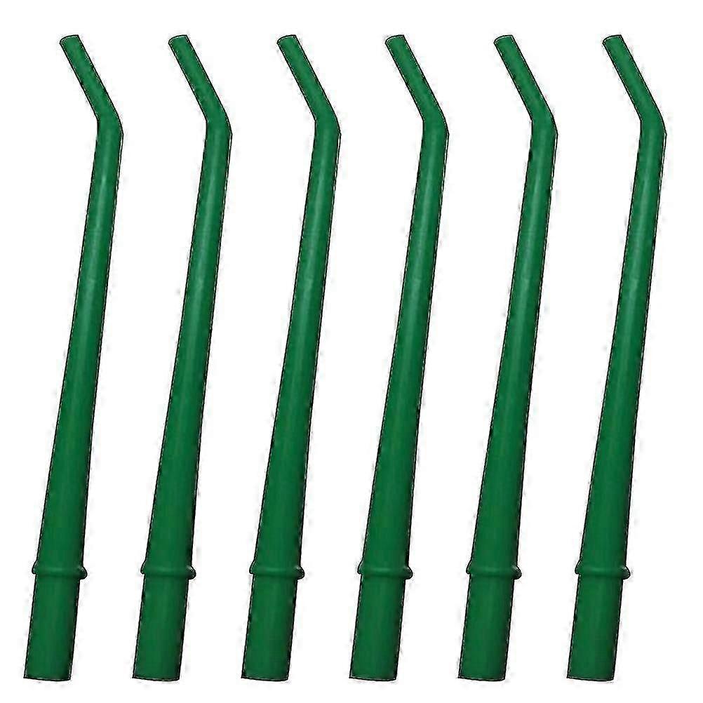 25pcs μίας χρήσης οδοντικά οδοντικά υλικά εκτίναξης σάλιου σωλήνων αναρρόφησης αναρροφητών οδοντιατρικά (πράσινο)