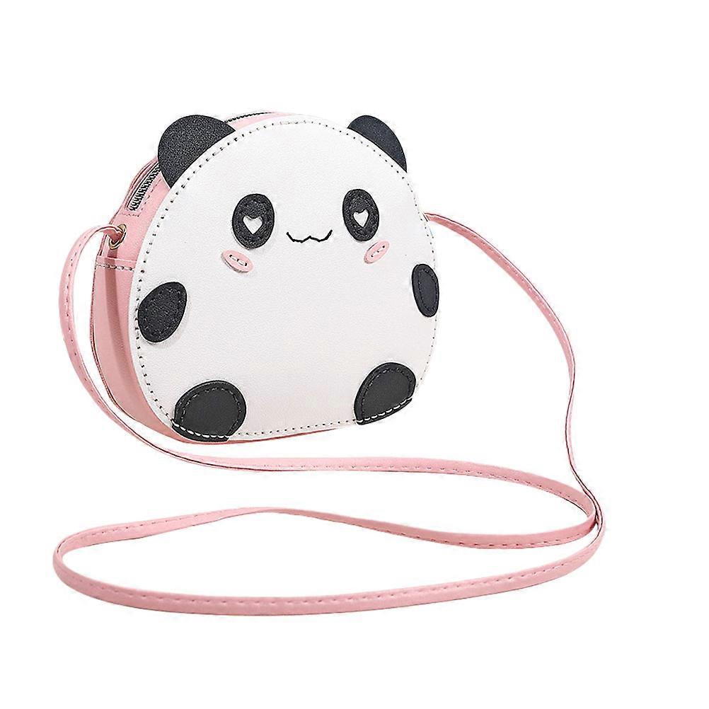 Cute DIY Panda Design Handbag Craft Kit   PU Material Sewing Project for Beginners, Cartoon Shoulder Bag for Parent Child Activities and Manual