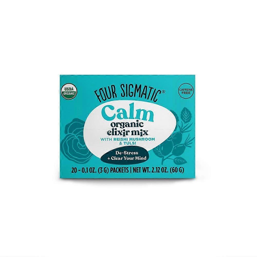Four Sigma Foods Calm Reishi Elixir 20 Sachets - 3 Pack