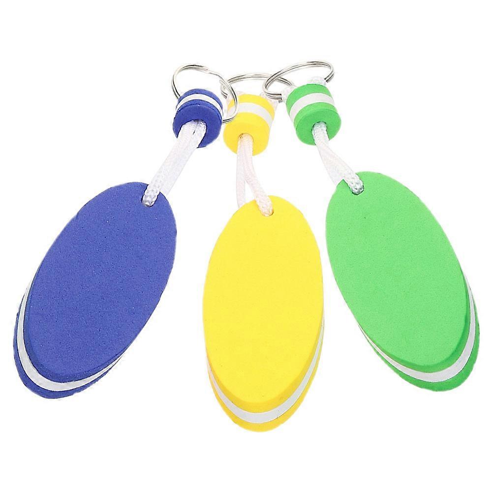 Eva Foam Floating Keychain Surfboard Shape High Visibility Boat Key Float with Clip Durable Lightweight Design for Sailing Fishing Water Sports