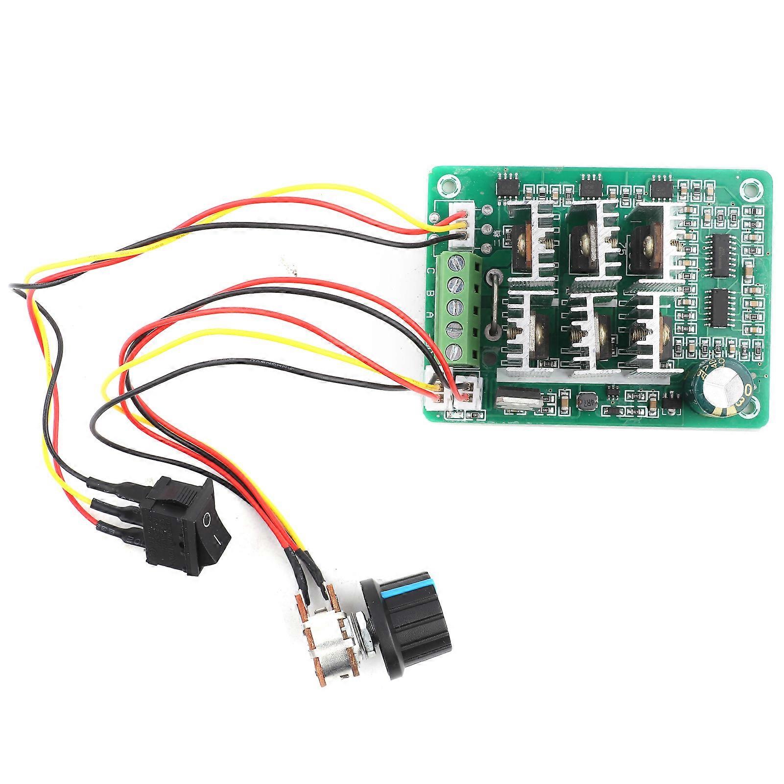 15A DC 5V-36V 3-Phase Brushless Motor Speed Controller Reversible CW CCW Switch for Motor Control and Regulation